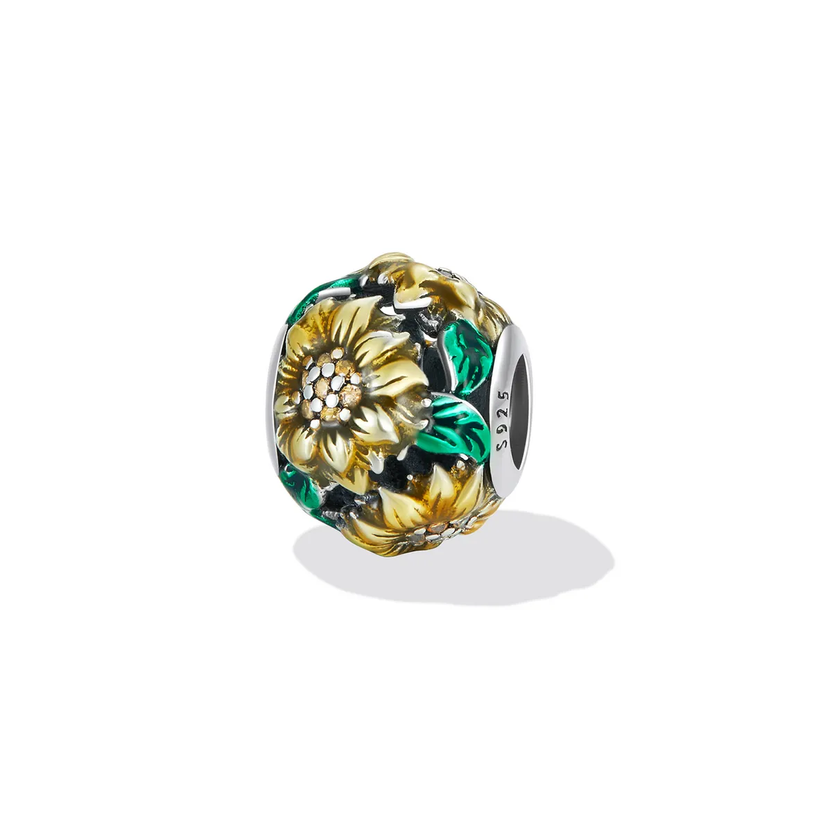 Pandora Style Sunflower Charm - SCC2209