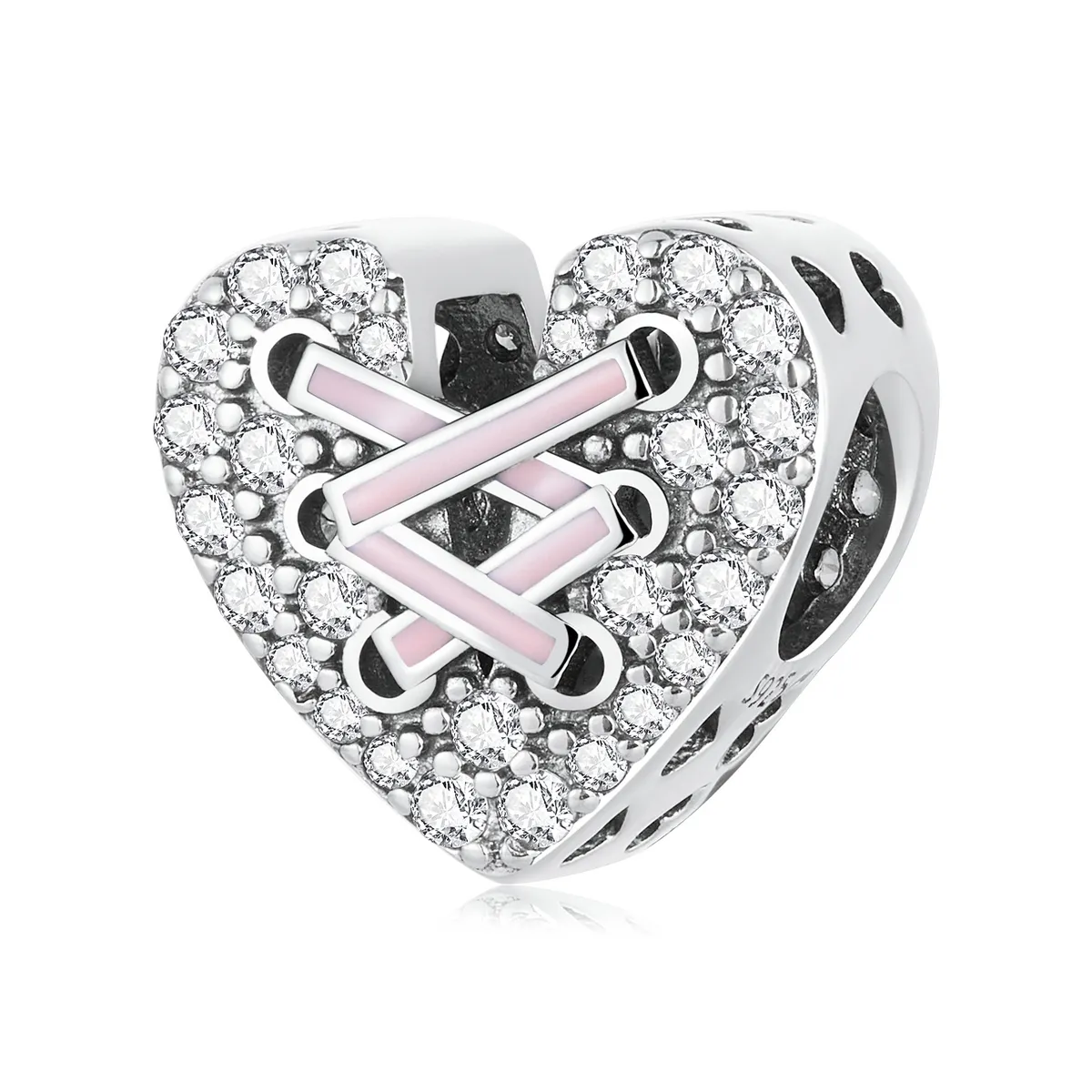 pandora style tie love charm scc2204