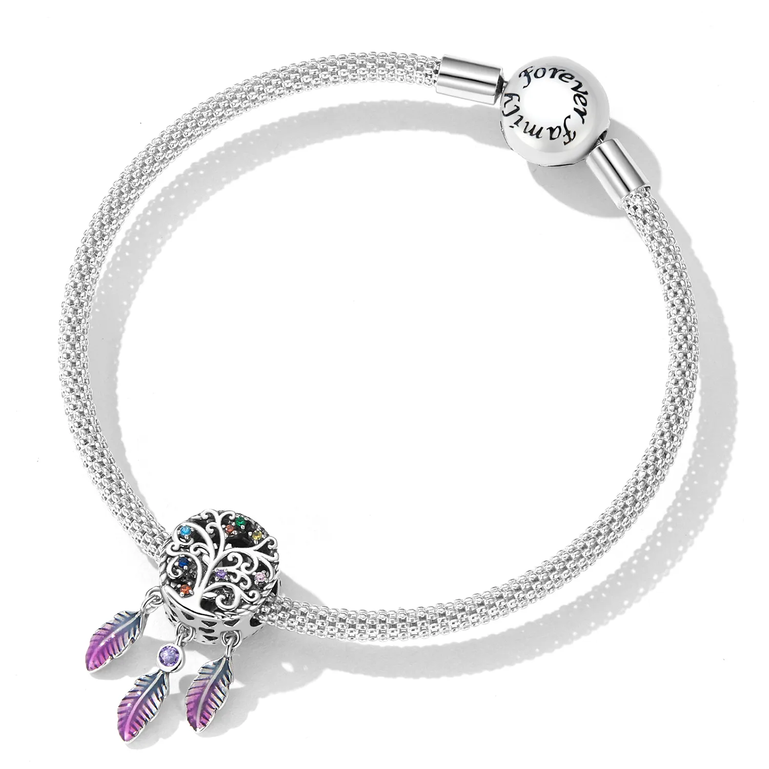 Pandora Style Tree of Life Dream Catcher Charm - SCC2268