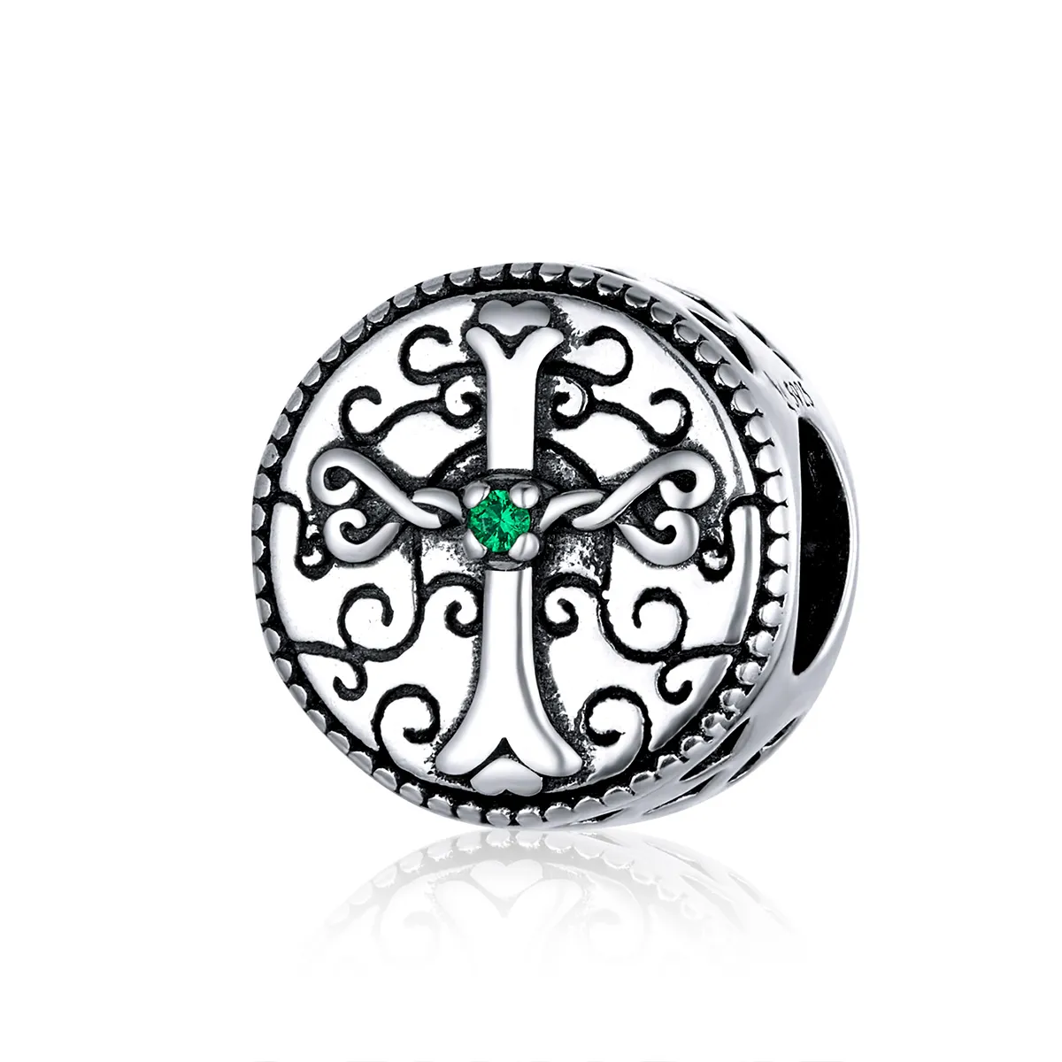 pandora style vintage cross charm scc1510