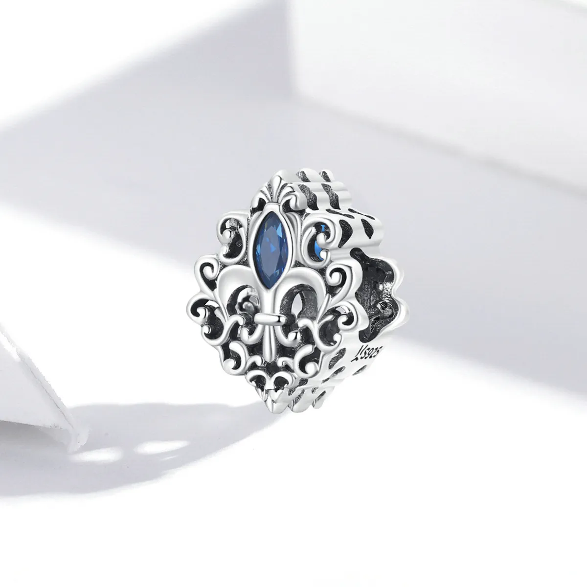 Pandora Style Vintage Pattern - Water Drops Charm - SCC2151