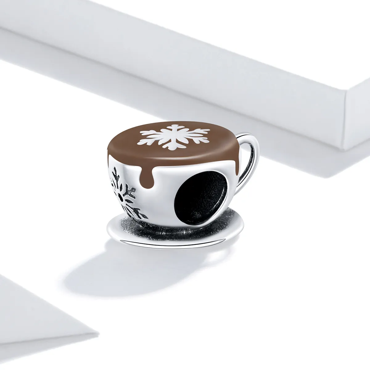 Pandora Style Winter Coffee Charm - BSC361