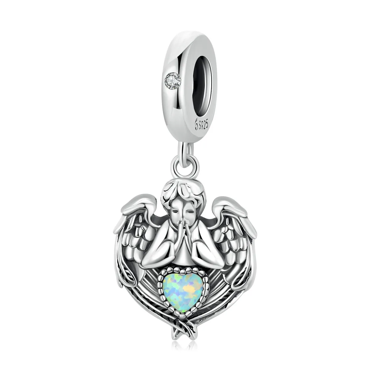 Pandora Style Angel Pray Love Dangle - BSC568