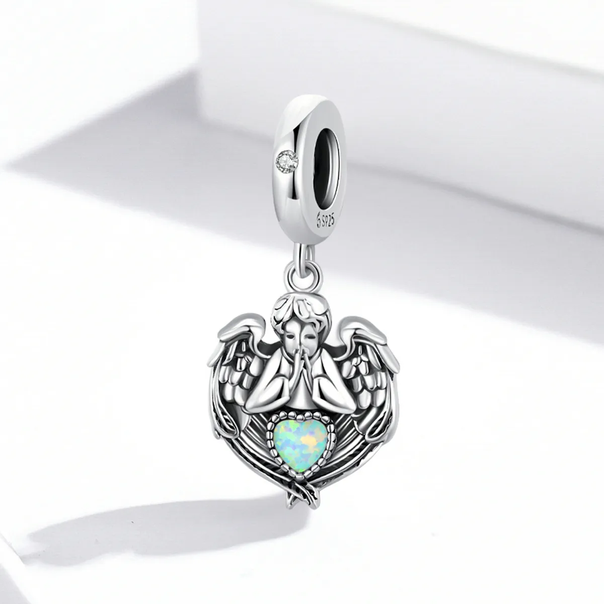 Pandora Style Angel Pray Love Dangle - BSC568