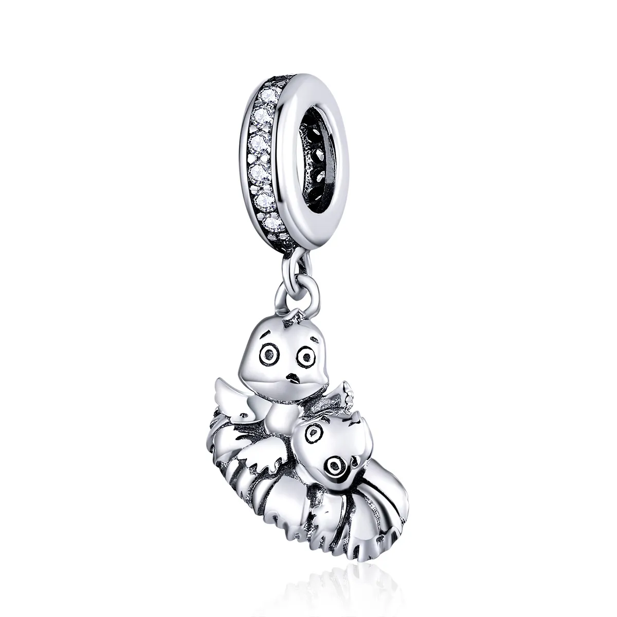 Pandora Style Cartoon Bird Dangle - SCC1522