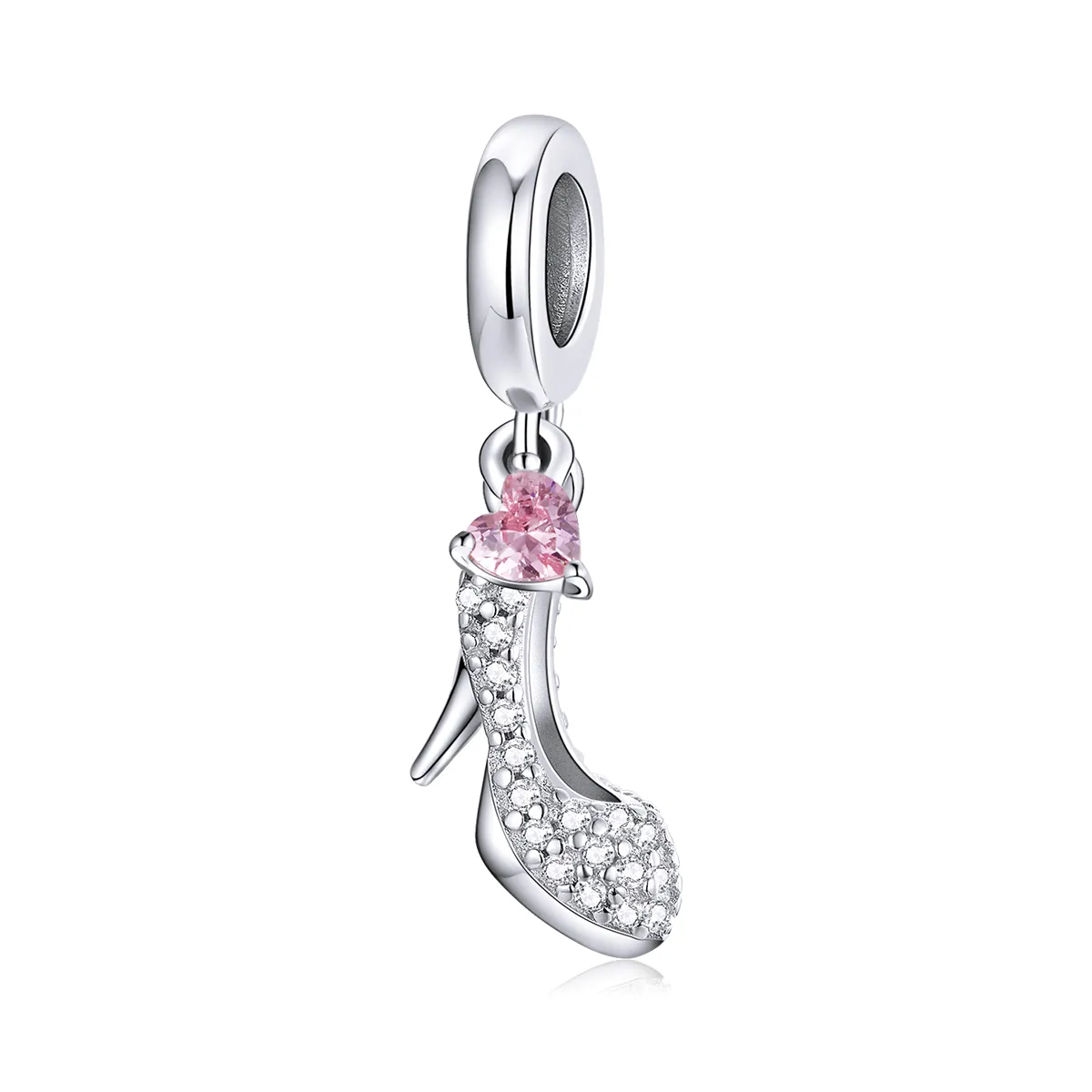 Pandora Style Crystal Slipper Dangle - BSC411