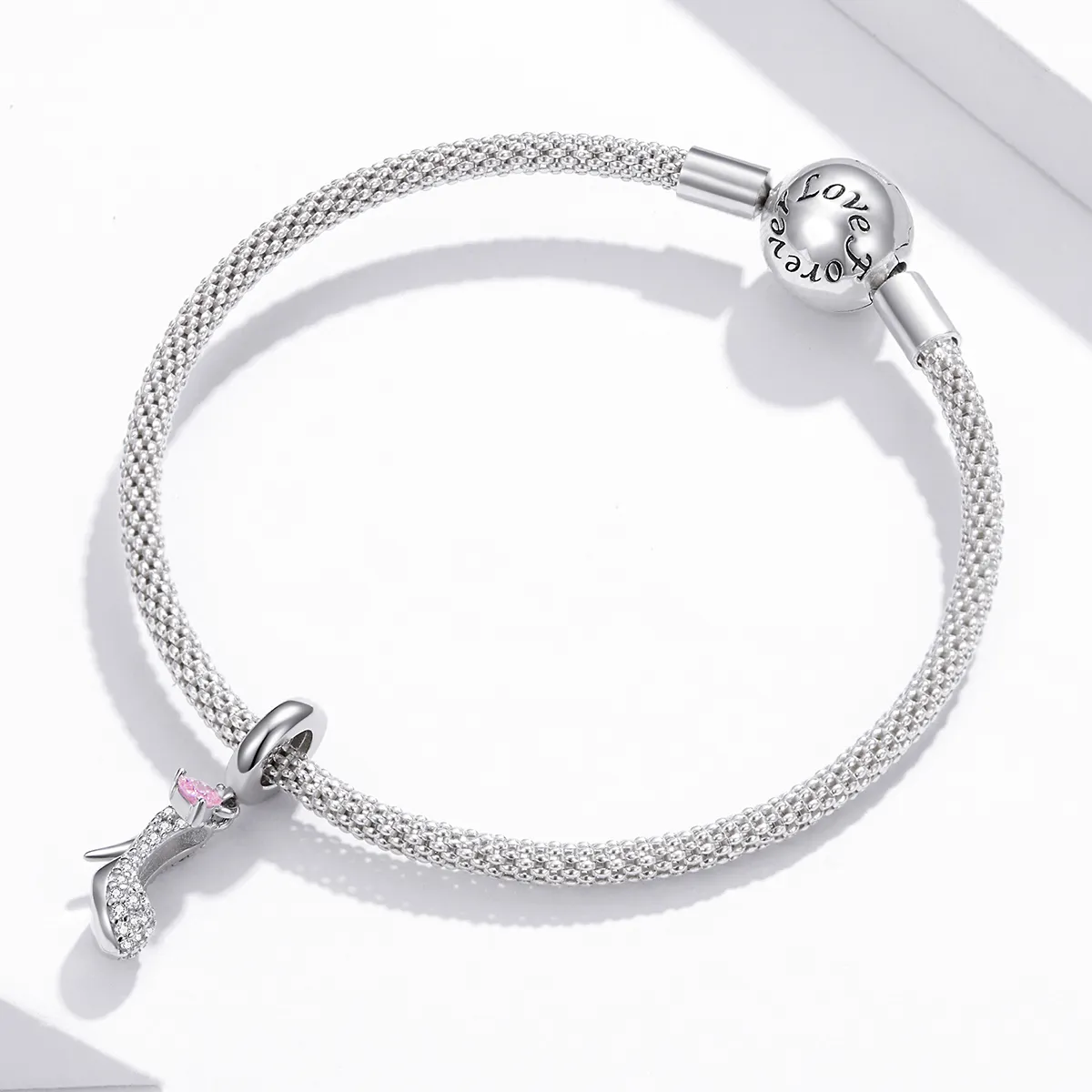 Pandora Style Crystal Slipper Dangle - BSC411