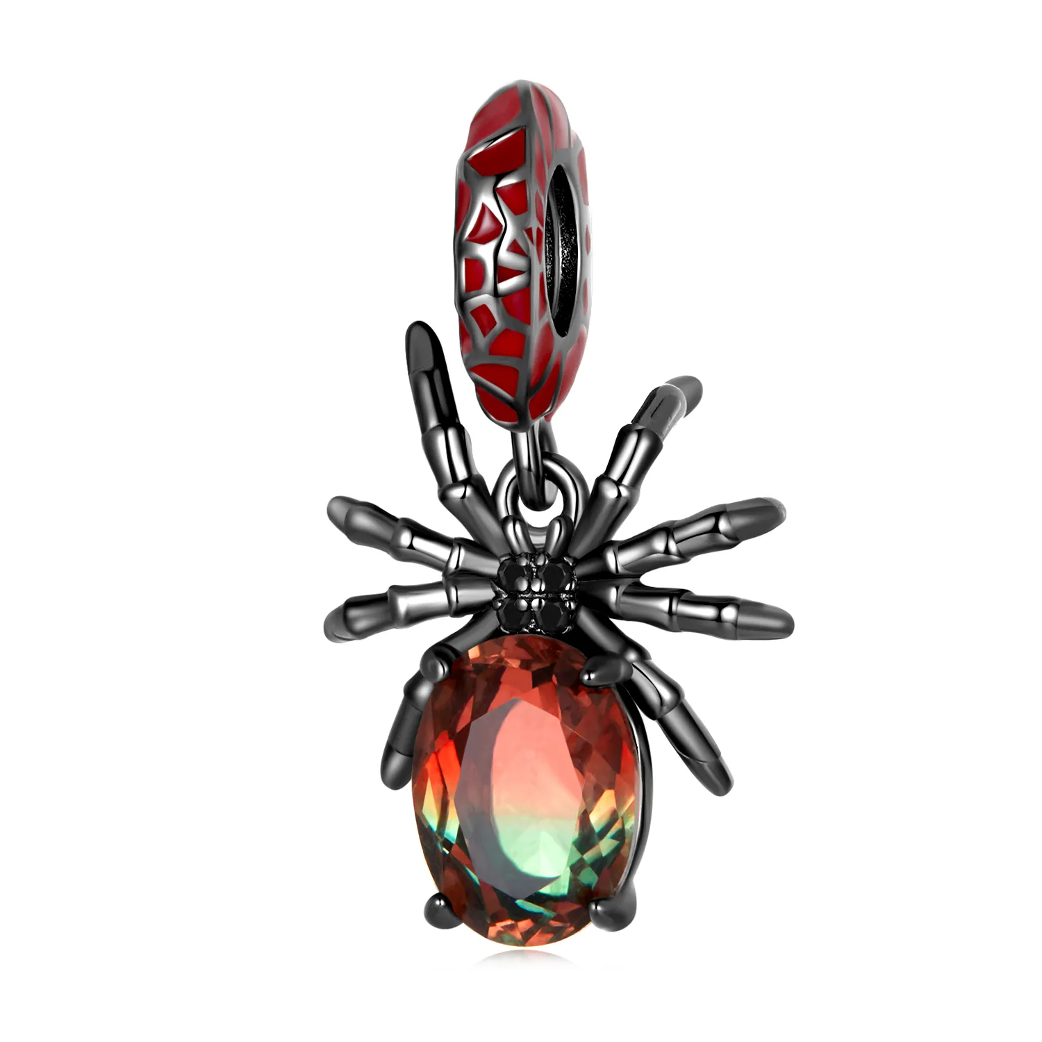 pandora style dark spider dangle scc2292