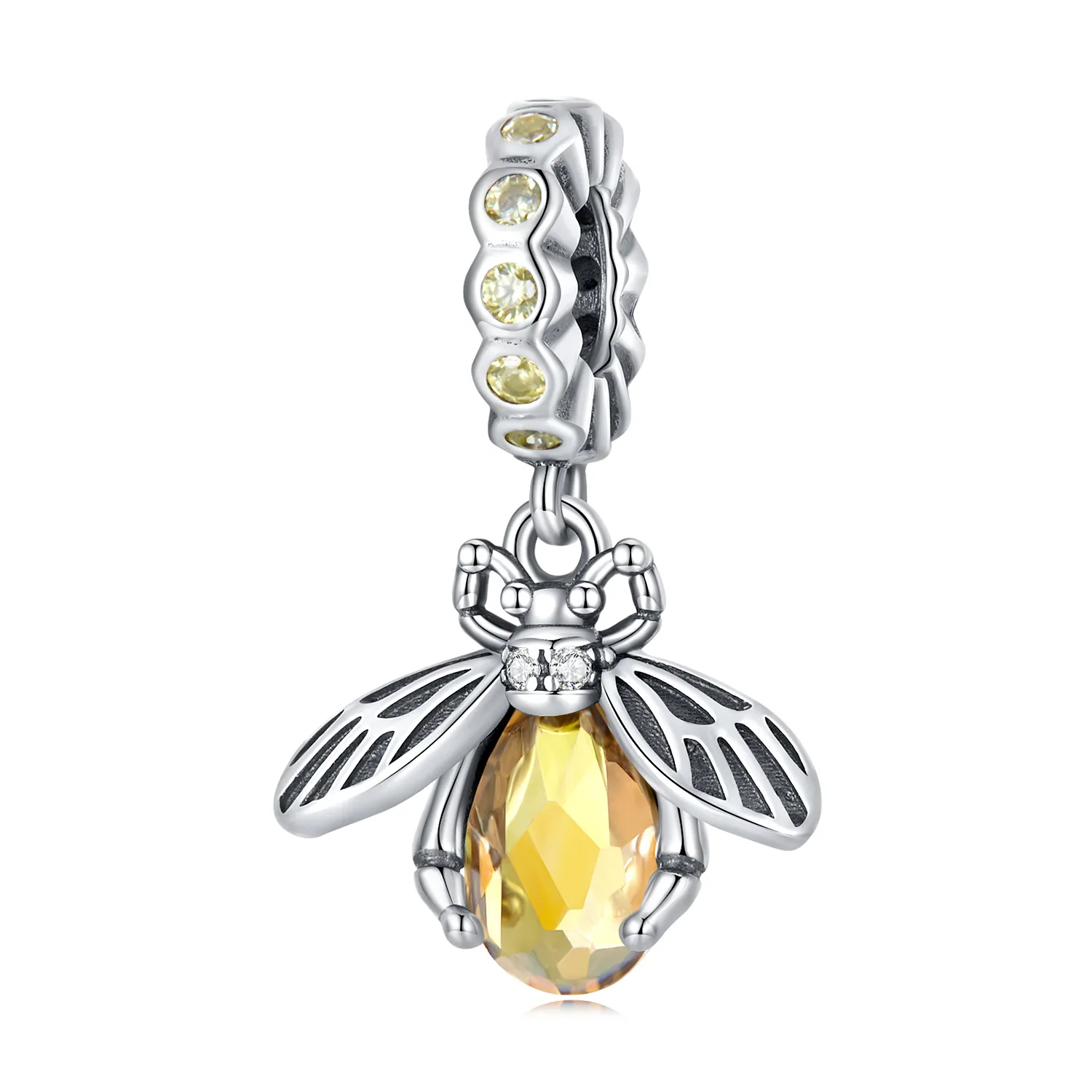 pandora style delicate bee dangle scc2293