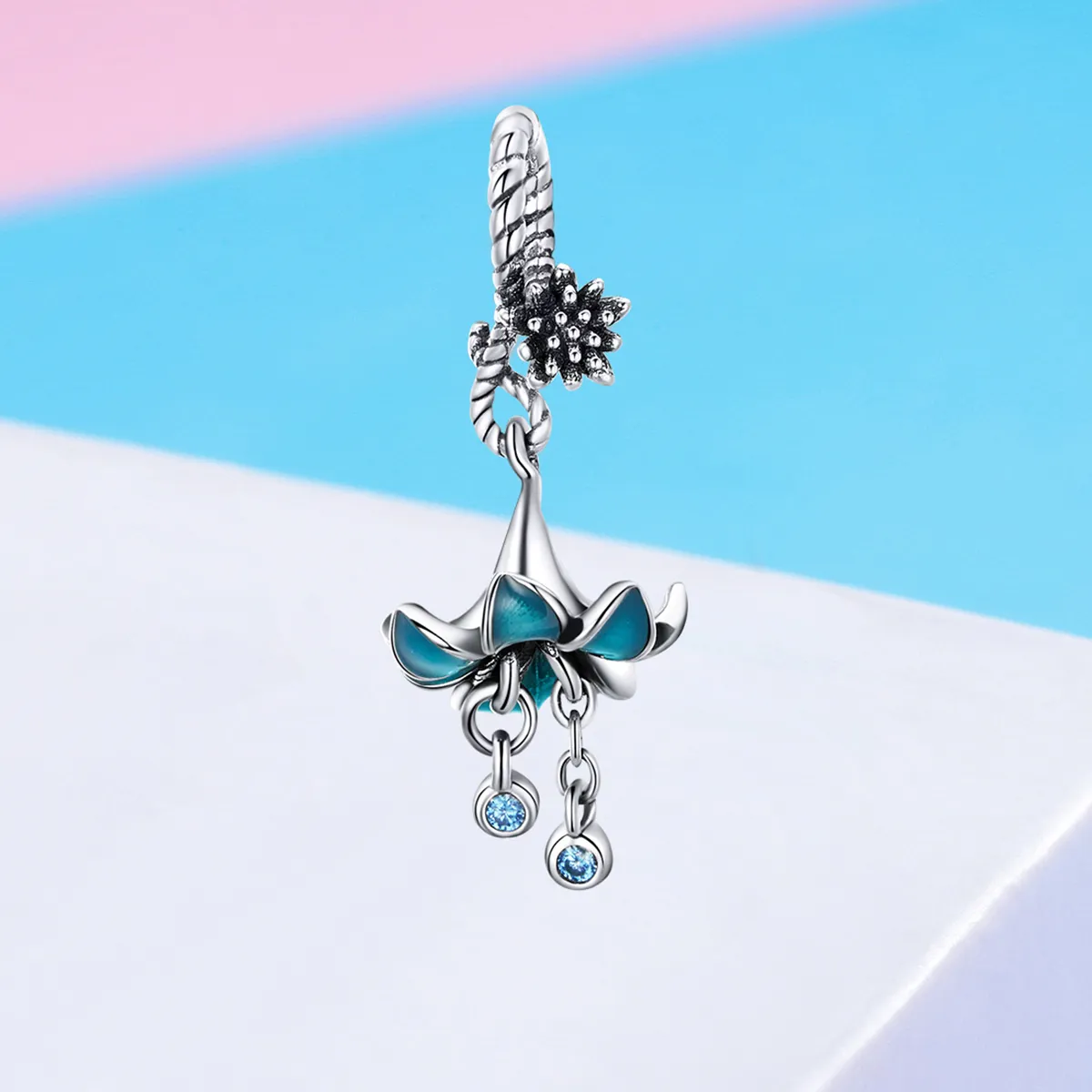 Pandora Style Dream Orchid Dangle - BSC034