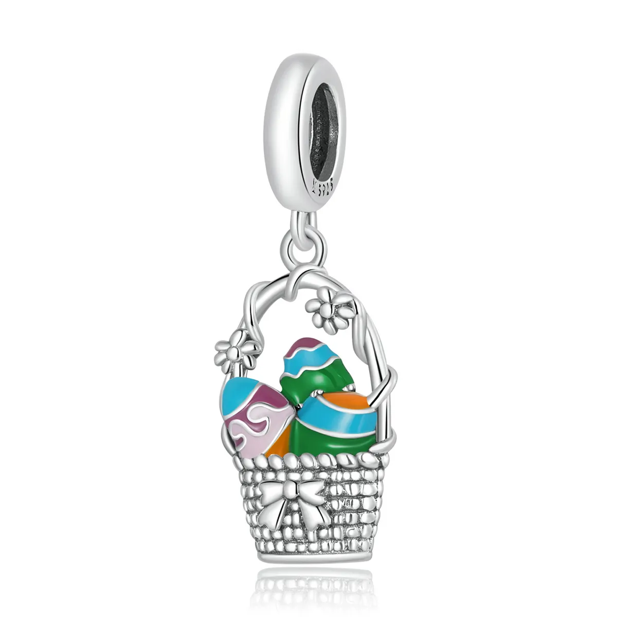 Pandora Style Egg Basket Dangle - SCC2118