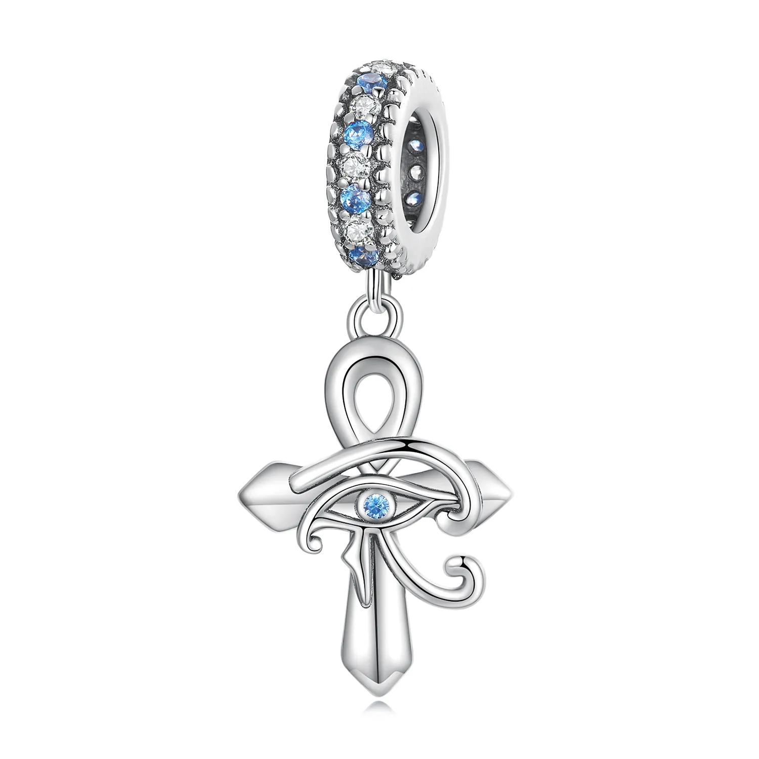 Pandora Style Eye of Horus On The Cross Dangle - SCC2371