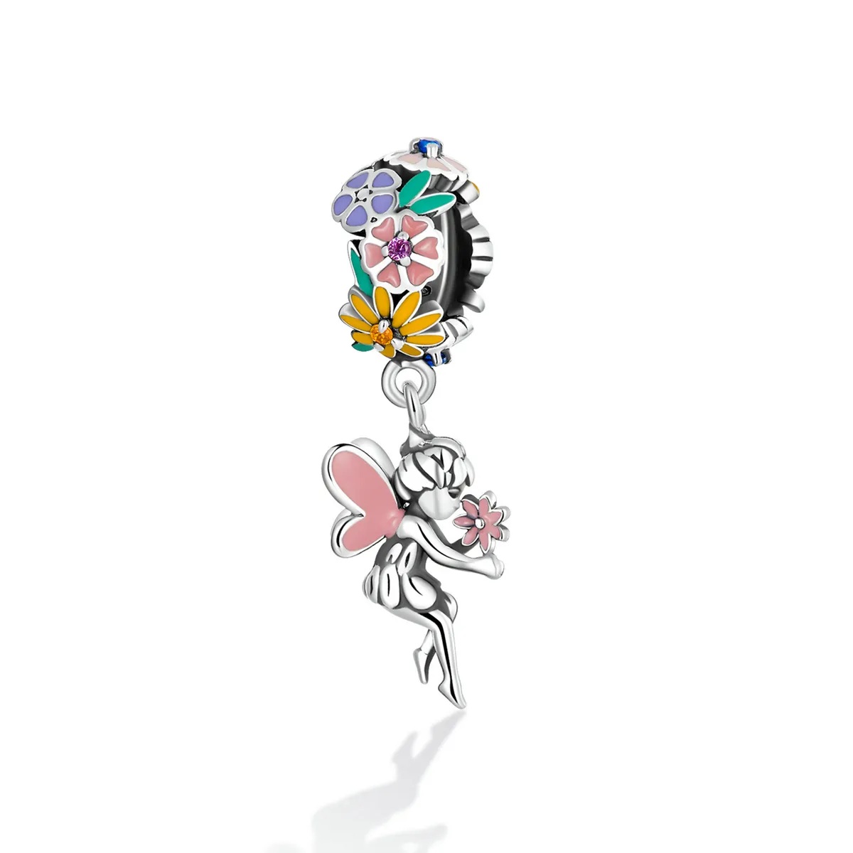 Pandora Style Flower Elf Dangle - BSC592