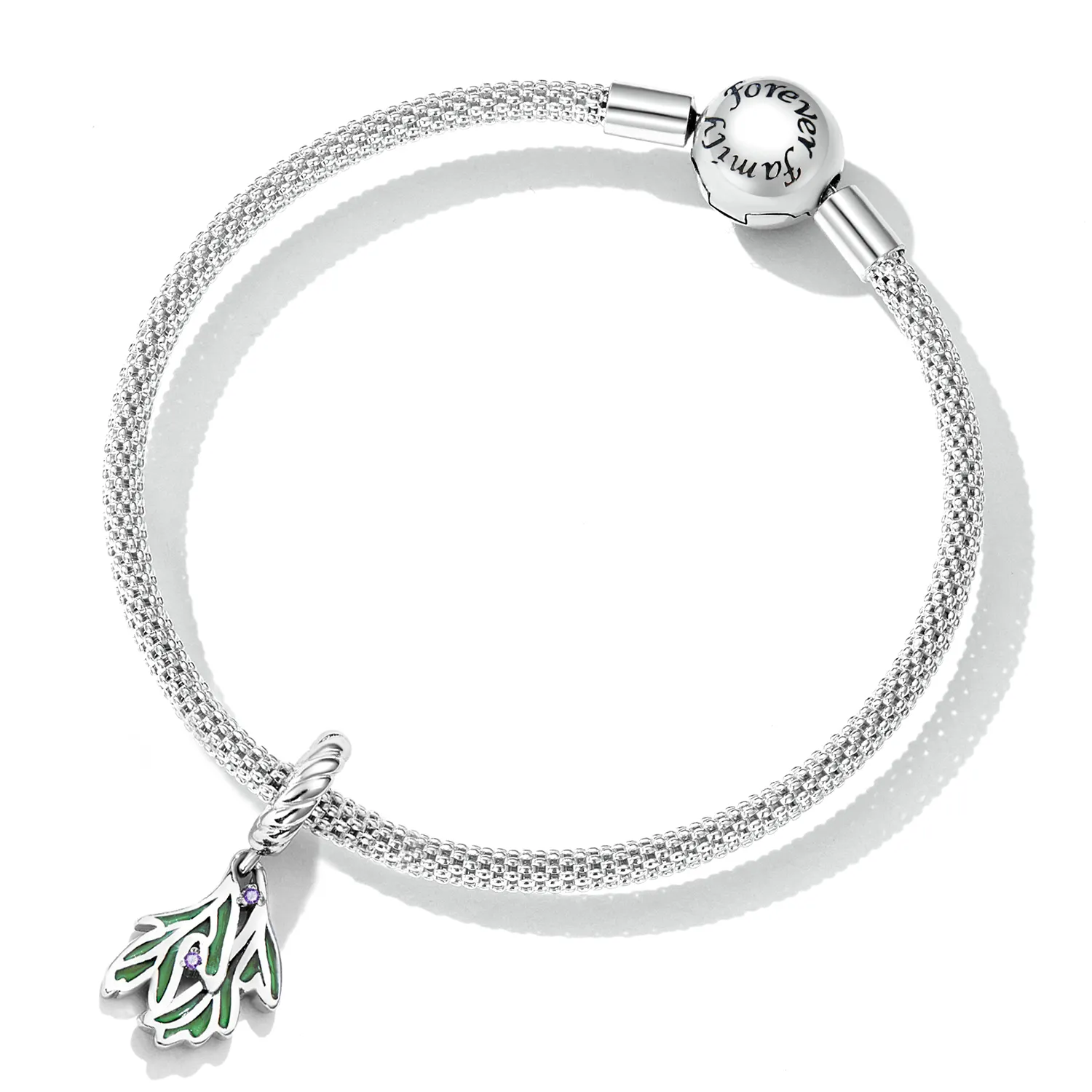 Pandora Style Fresh Leaves Dangle - SCC2295