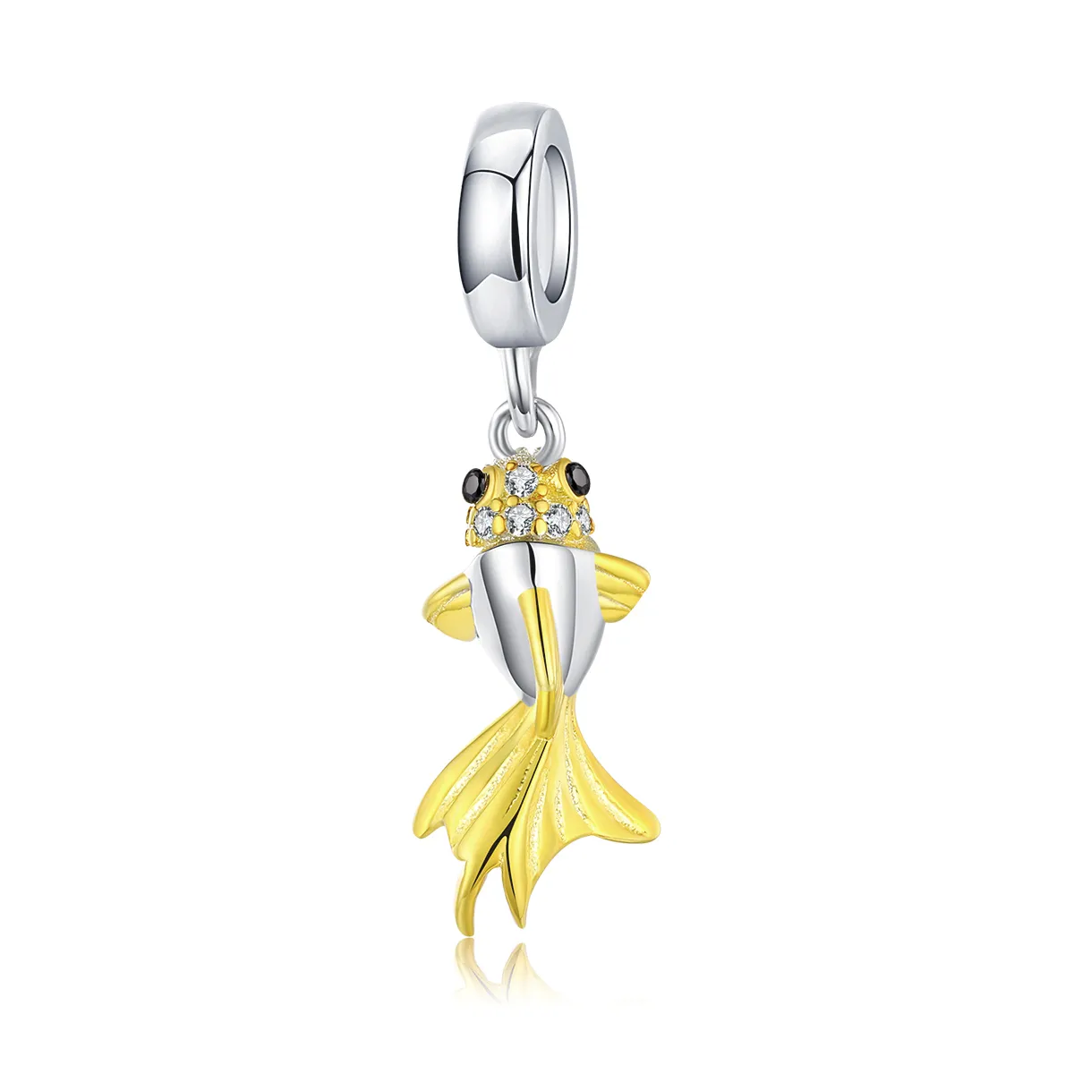 Pandora Style Golden Koi Dangle - BSC127