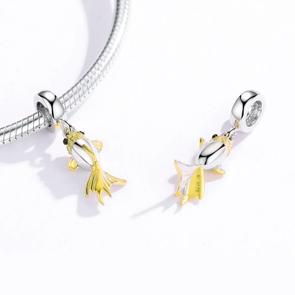 Pandora Style Golden Koi Dangle - BSC127