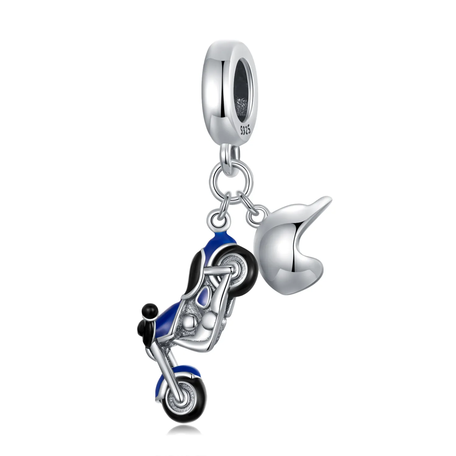 Pandora Style Harley Davidson Motorcycle Dangle - SCC2364