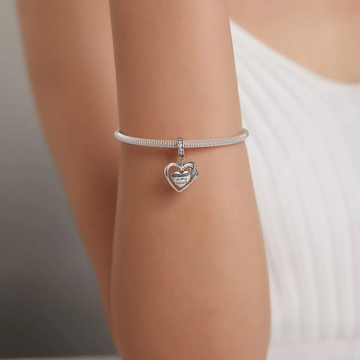 Pandora Style Infinite Love Dangle - BSC482