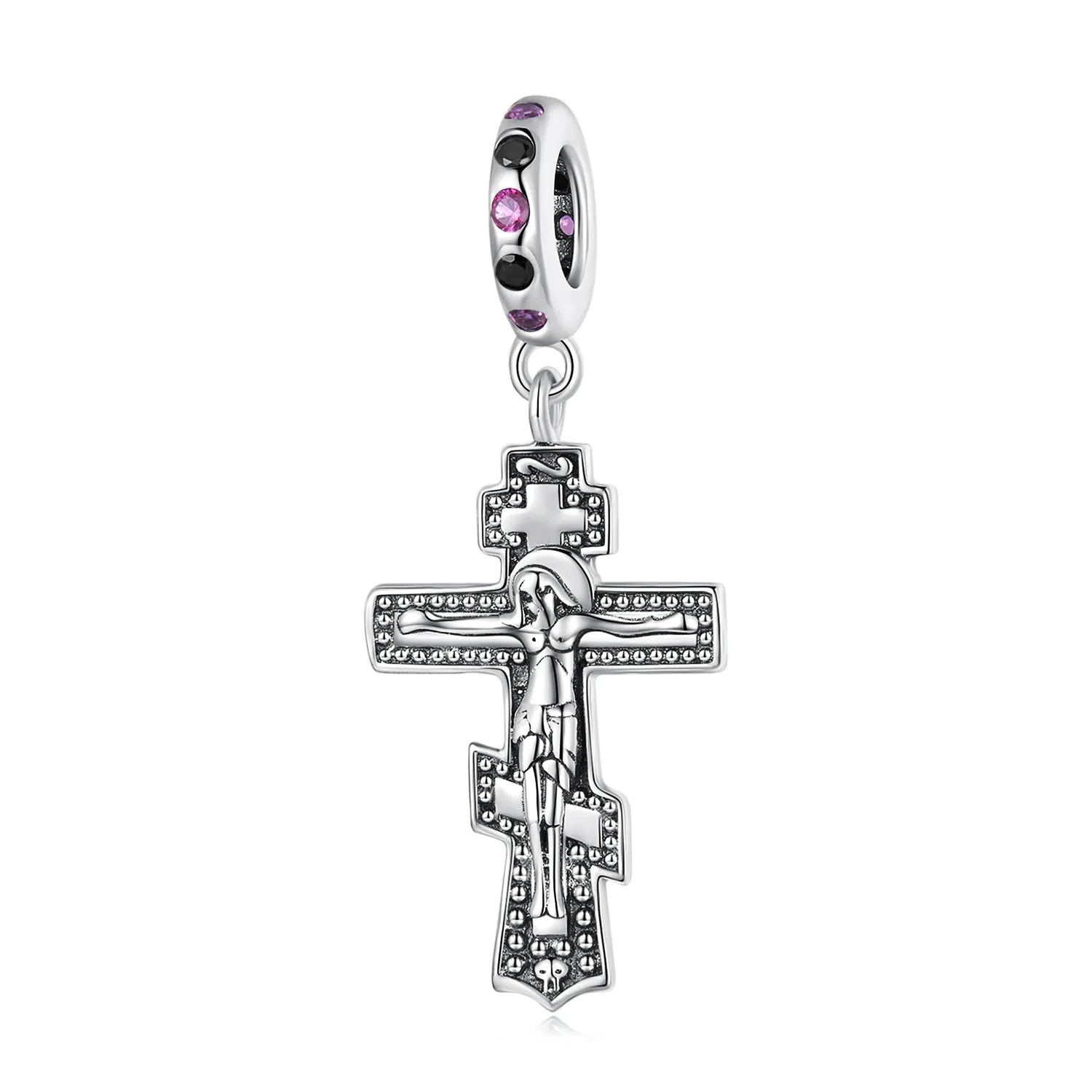 Pandora Style Jesus Cross Dangle - BSC668