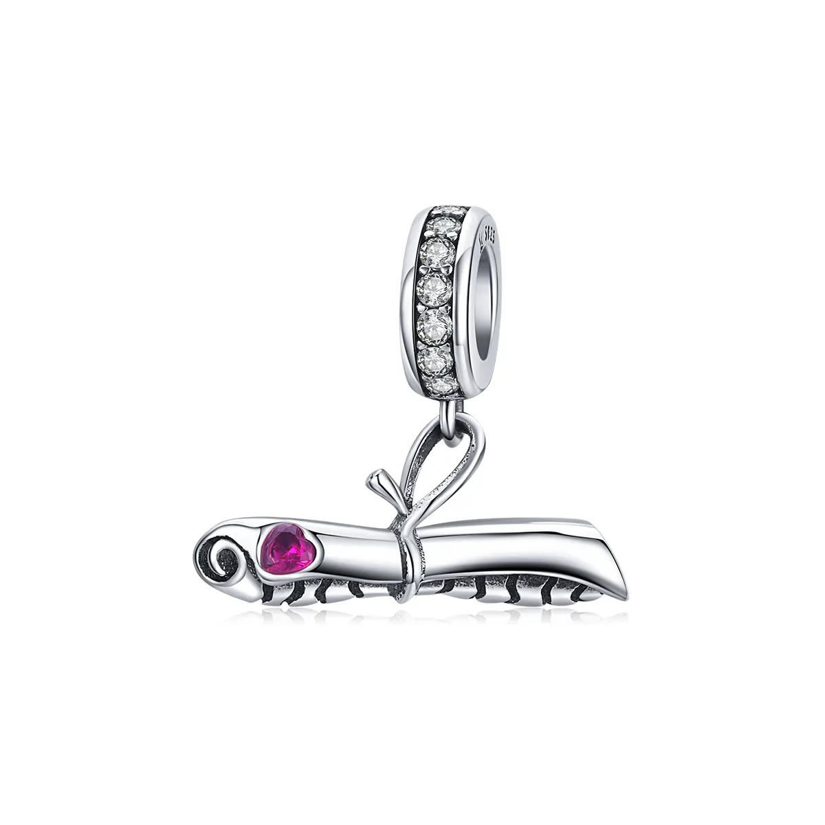 pandora style love letter dangle scc1428