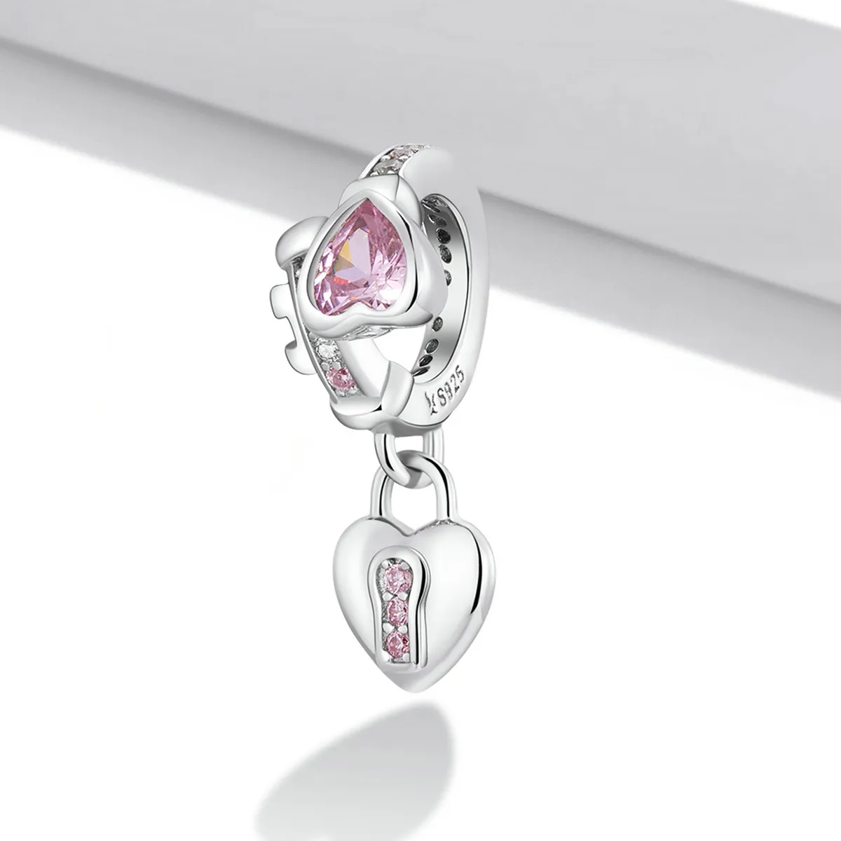 Pandora Style Love Lock Dangle - SCC2124