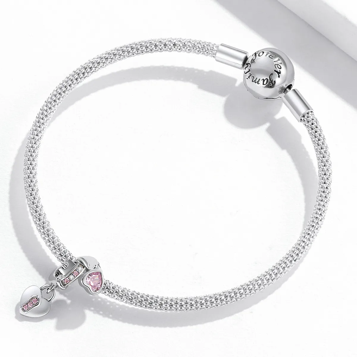 Pandora Style Love Lock Dangle - SCC2124