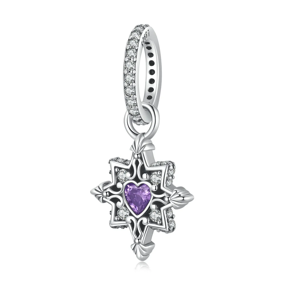 pandora style love starburst dangle scc2147