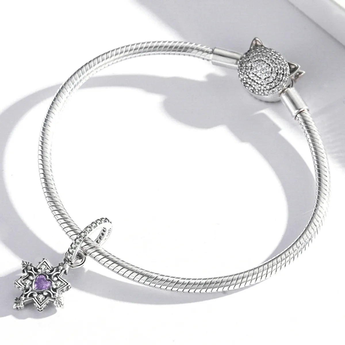 Pandora Style Love Starburst Dangle - SCC2147