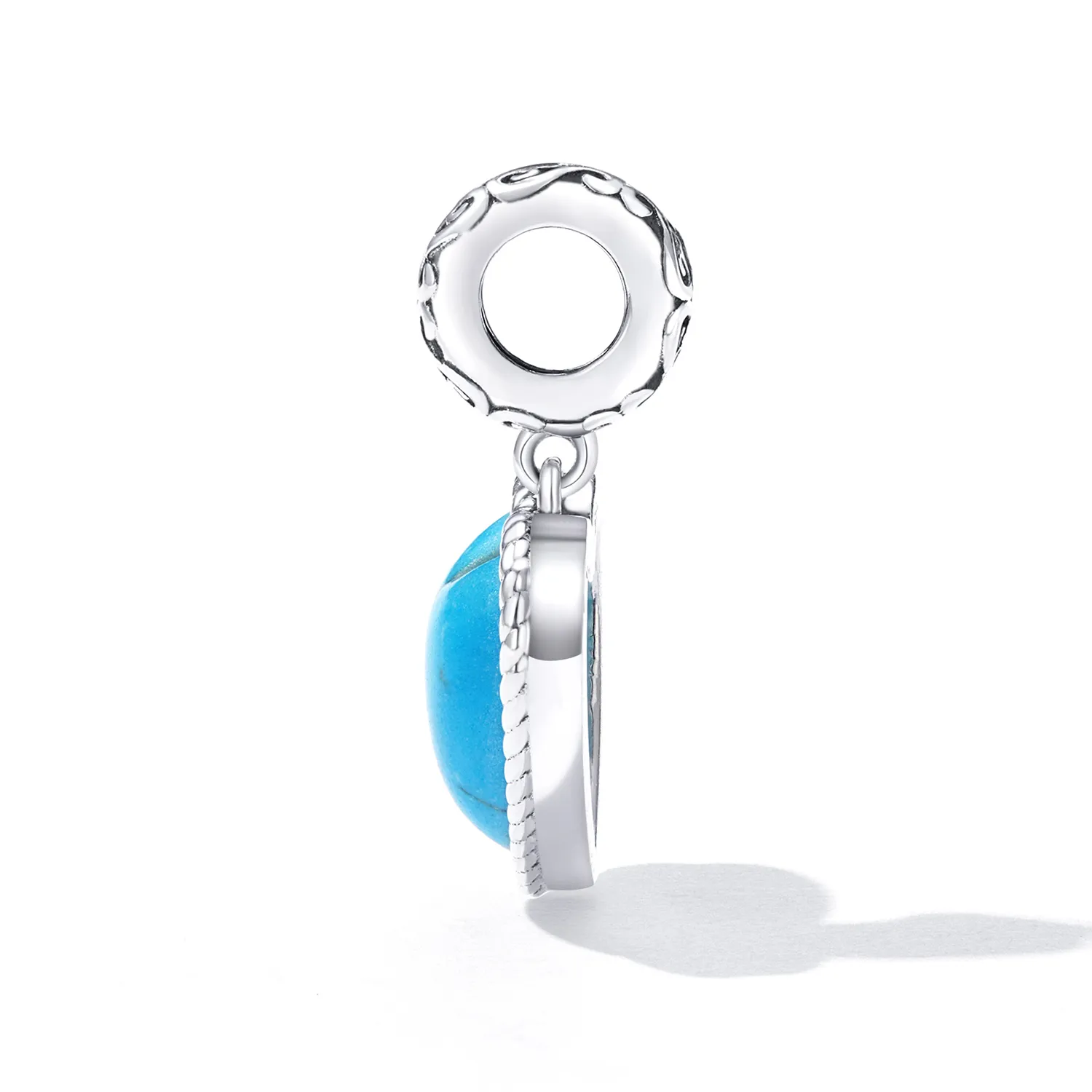 Pandora Style Love Turquoise Dangle - SCC2227