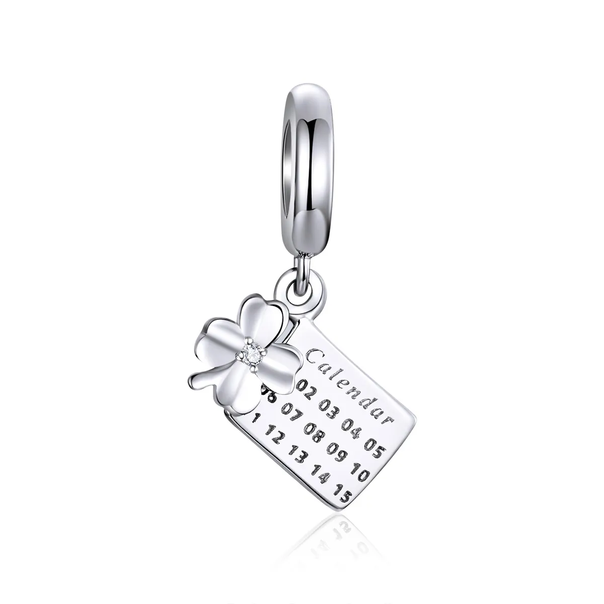 pandora style lucky calendar dangle bsc257