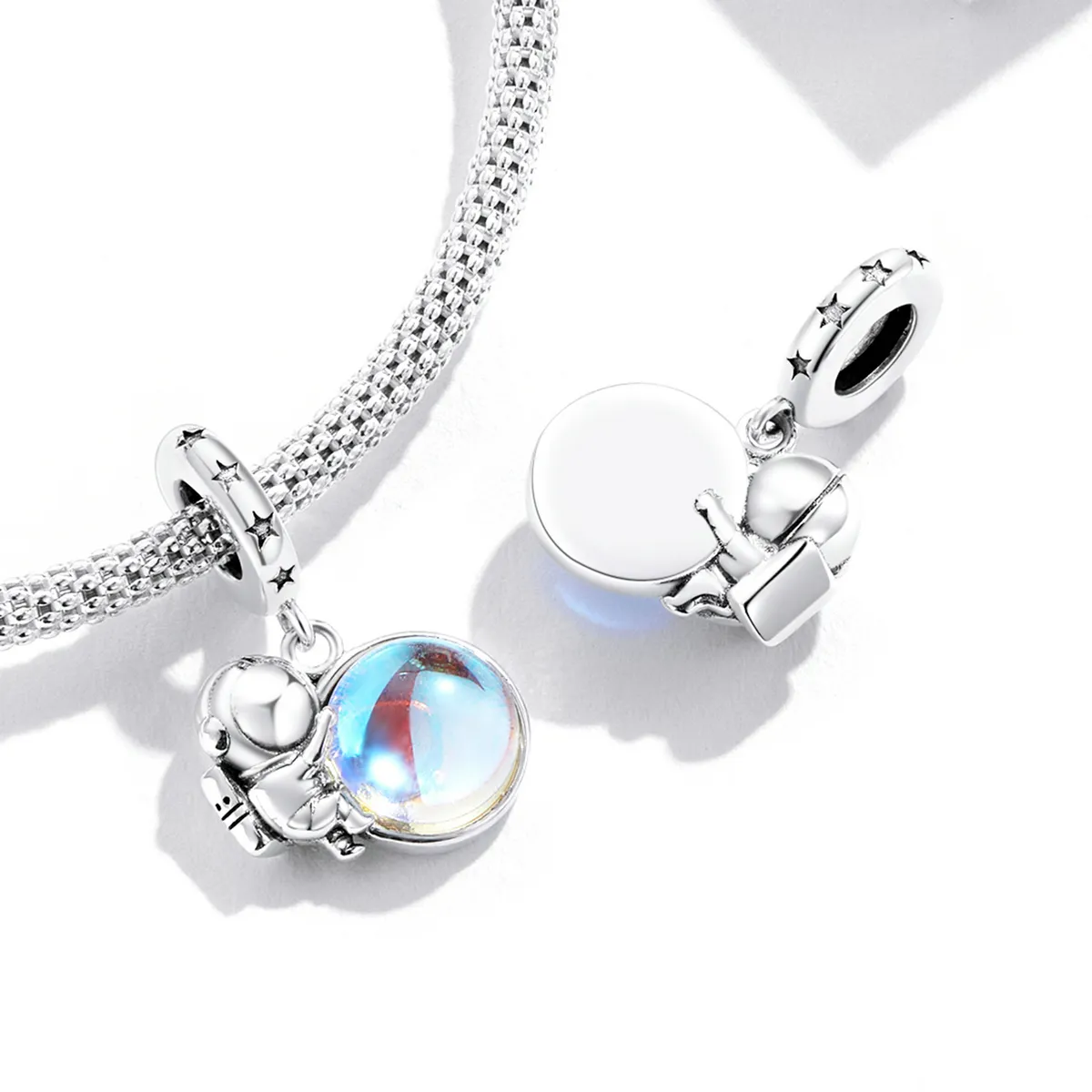 Pandora Style Lunar Astronaut Dangle - BSC581