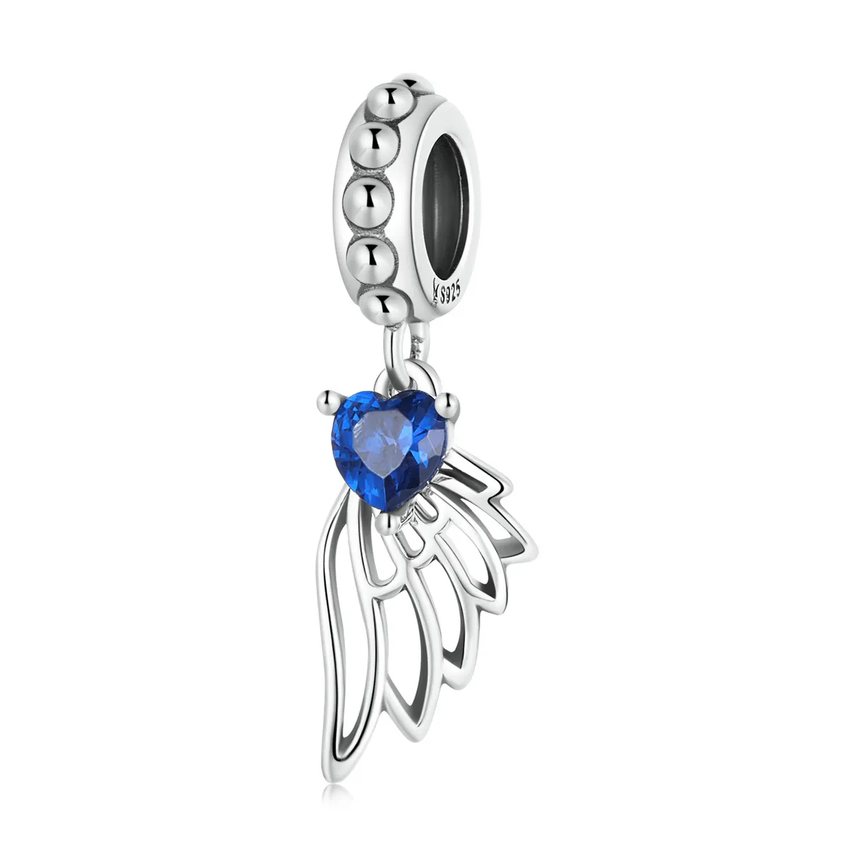 Pandora Style Openwork Out Wings Dangle - SCC2071