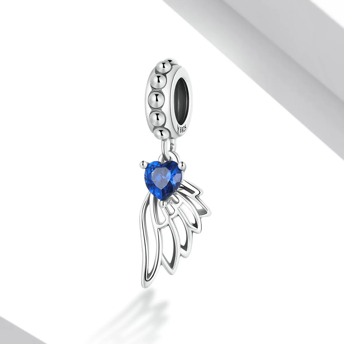 Pandora Style Openwork Out Wings Dangle - SCC2071