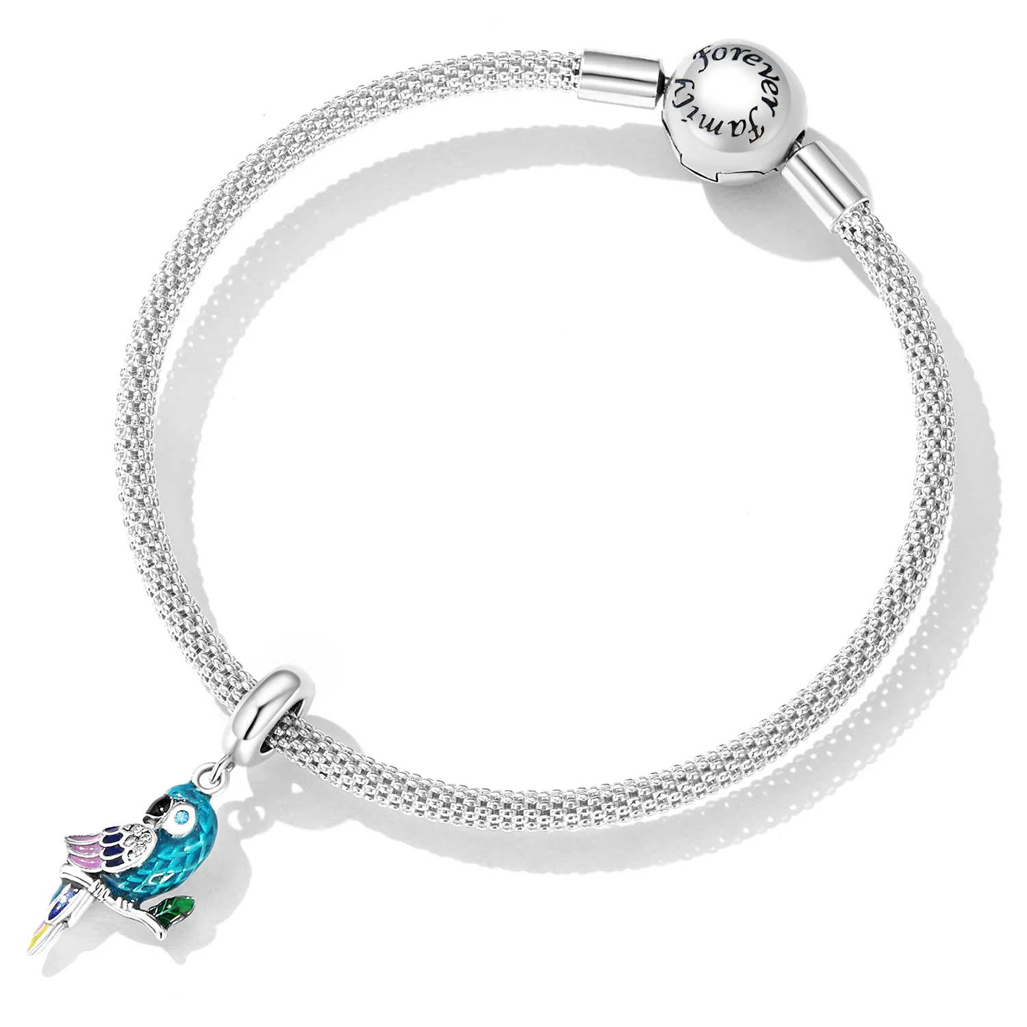 Pandora Style Parrot Dangle - SCC2271