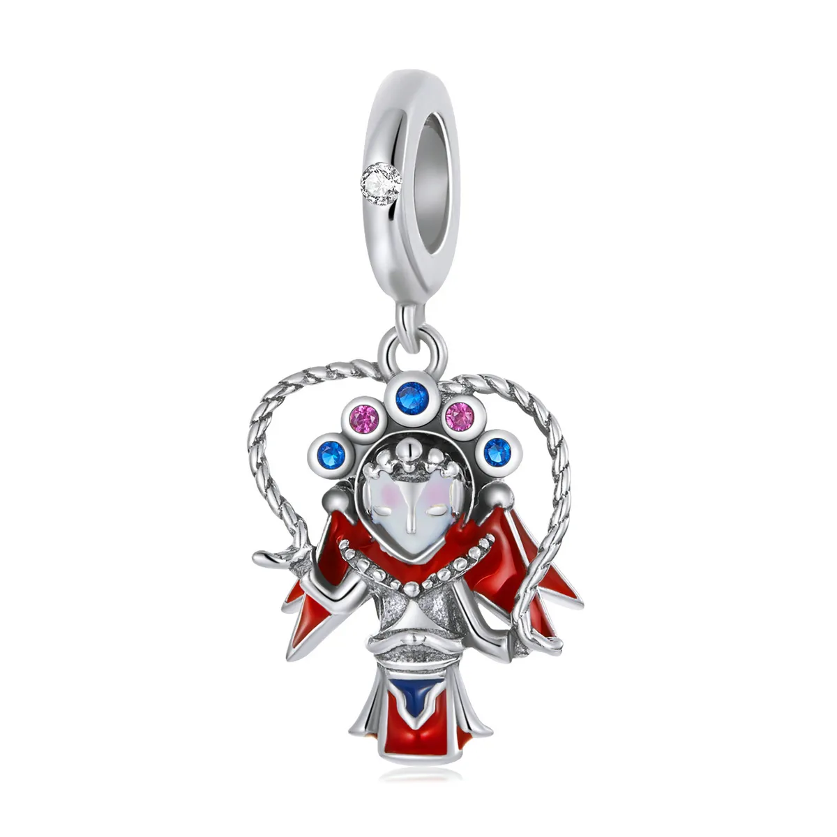 Pandora Style Peking Opera Puppet Dangle - SCC2109