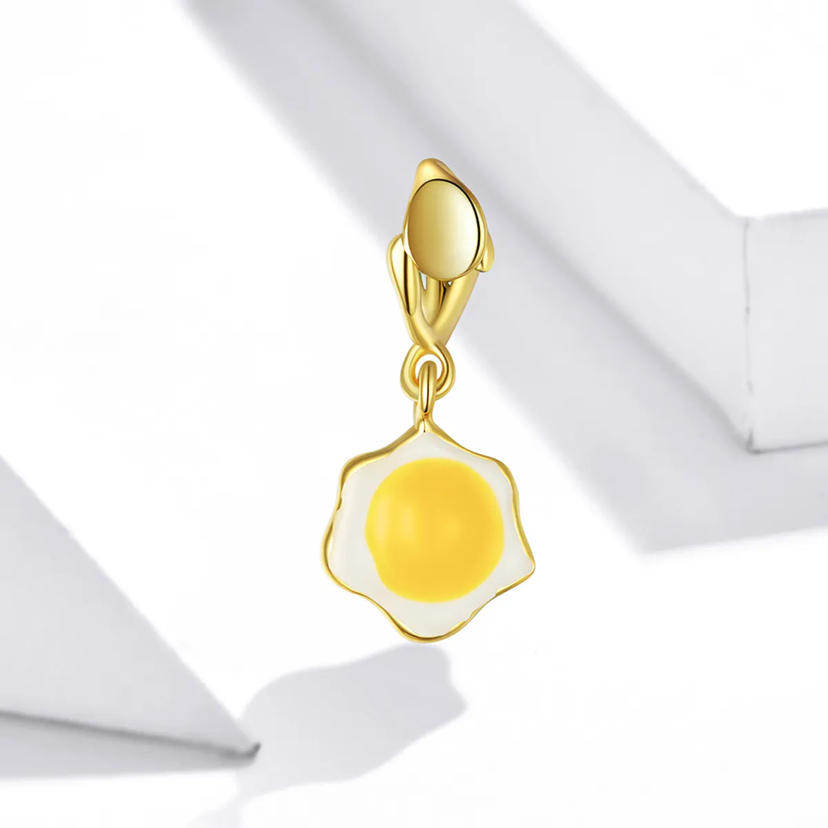 Pandora Style Poached Eggs Dangle - BSC350