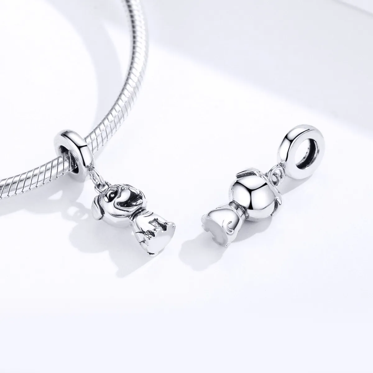 Pandora Style Pug Dangle - SCC1320