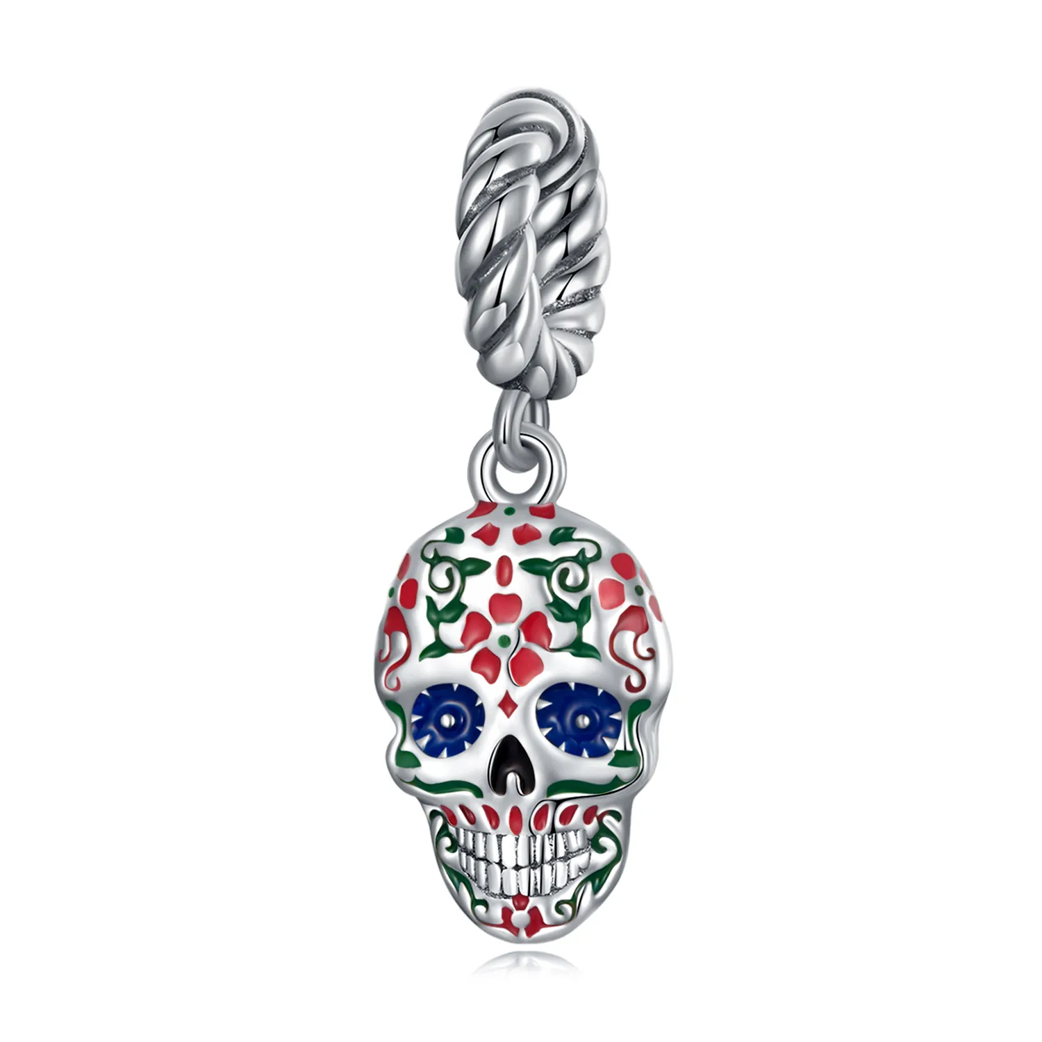 Pandora Style Skull Dangle - SCC2361