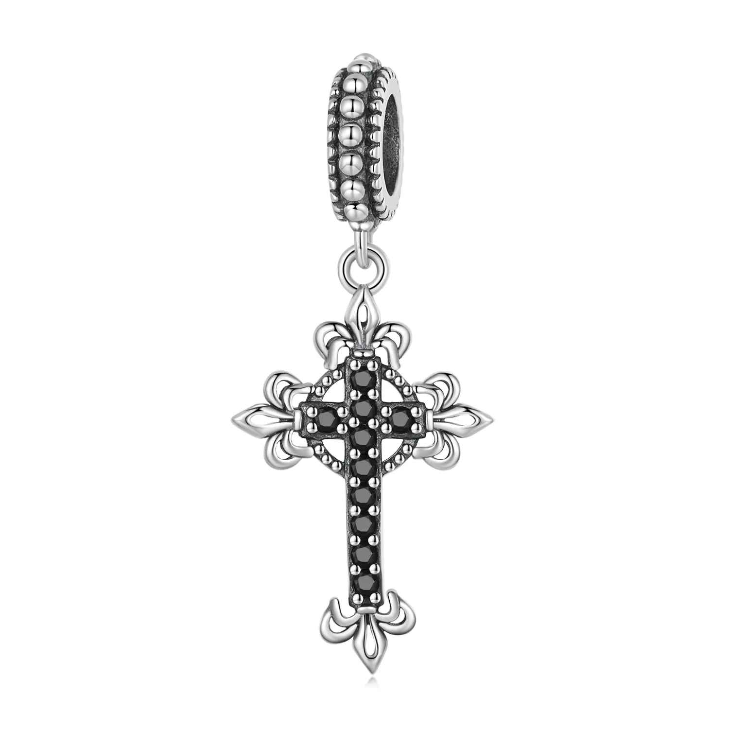 Pandora Style Vintage Cross Dangle - BSC669