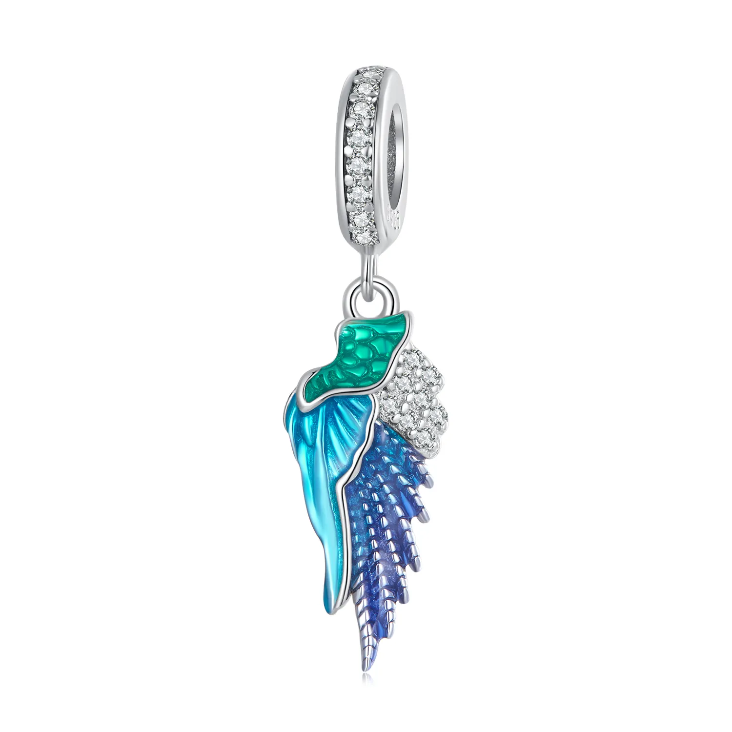 Pandora Style Wing Dangle - BSC701