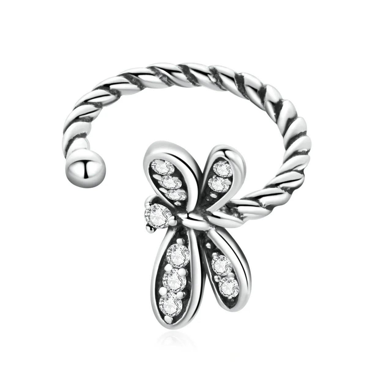 Pandora Style Delicate Dragonfly Ear clip - SCE1295