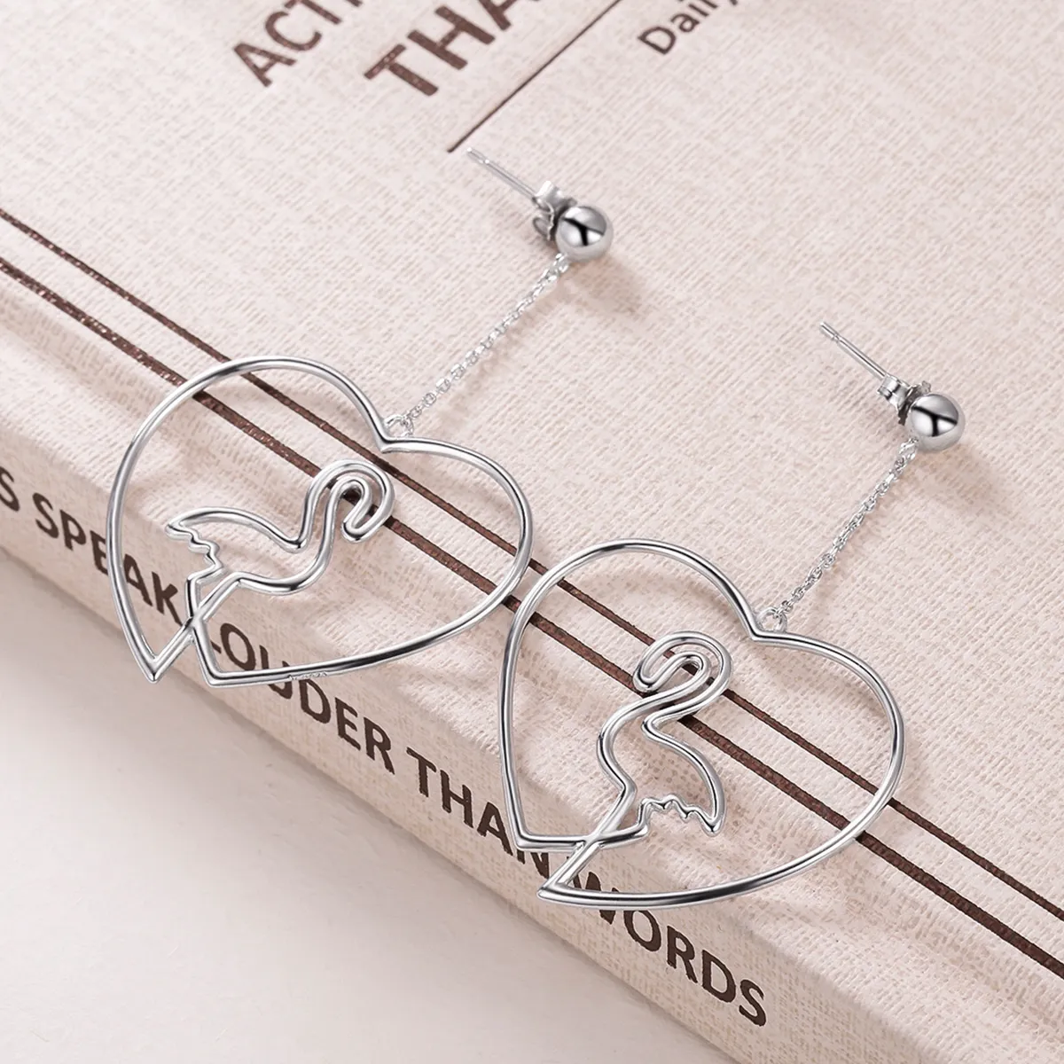 Pandora Style Faith of Love Hanging Earrings - VSE071