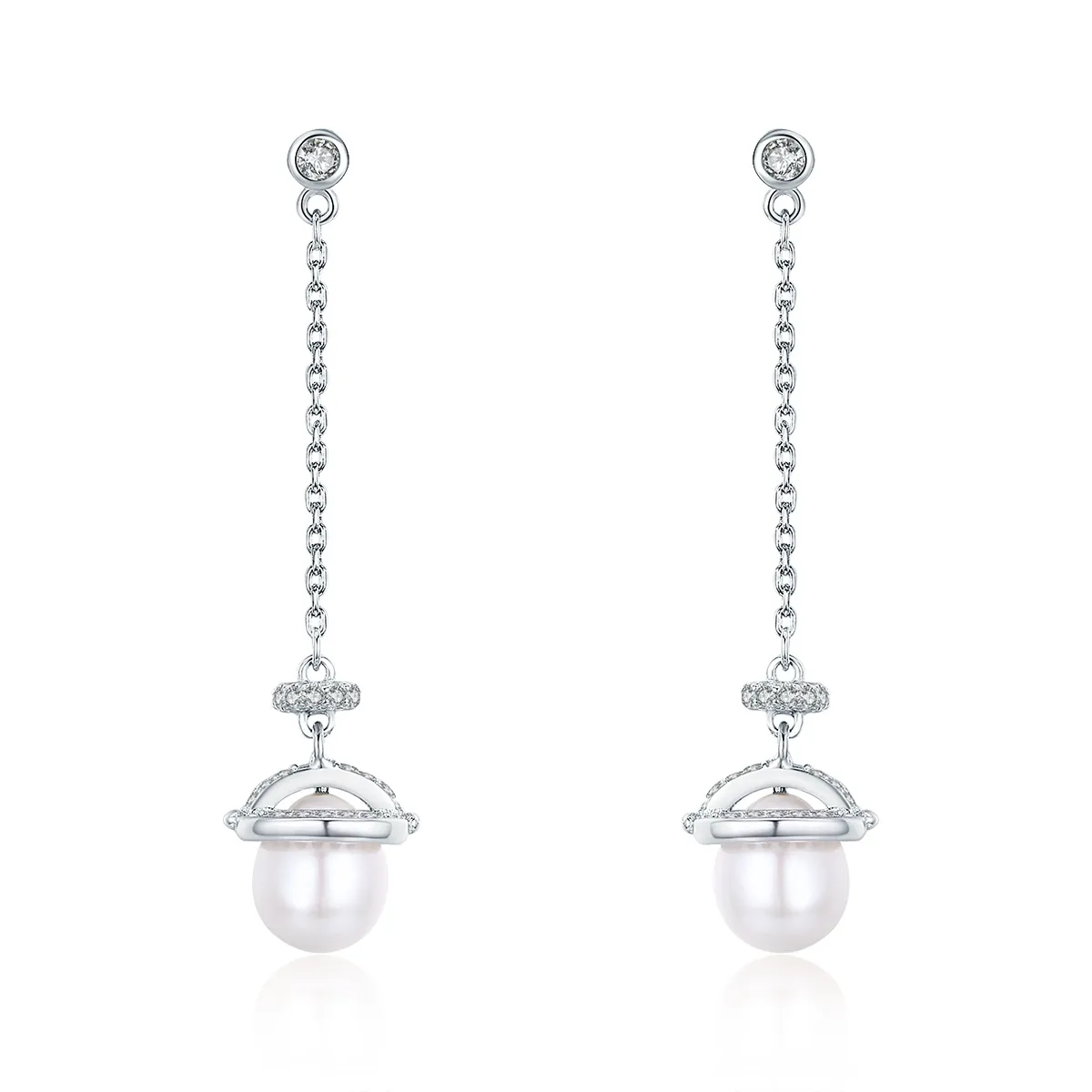 Pandora Style Romantic Melodious Hanging Earrings - VSE125