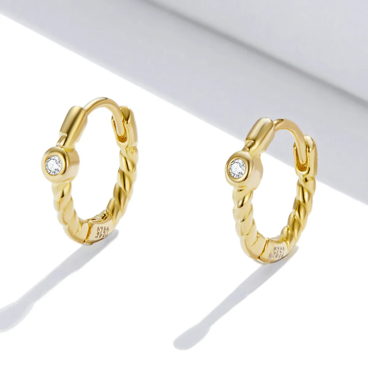 Pandora Style French Hoop Earrings - SCE1255