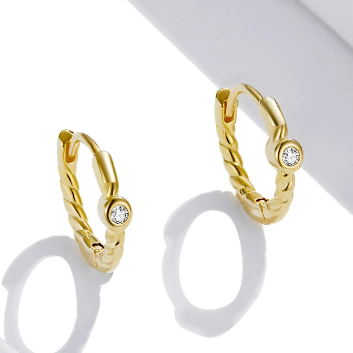 Pandora Style French Hoop Earrings - SCE1255