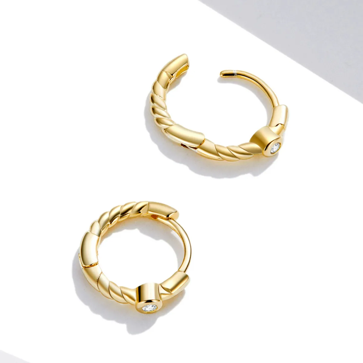 Pandora Style French Hoop Earrings - SCE1255