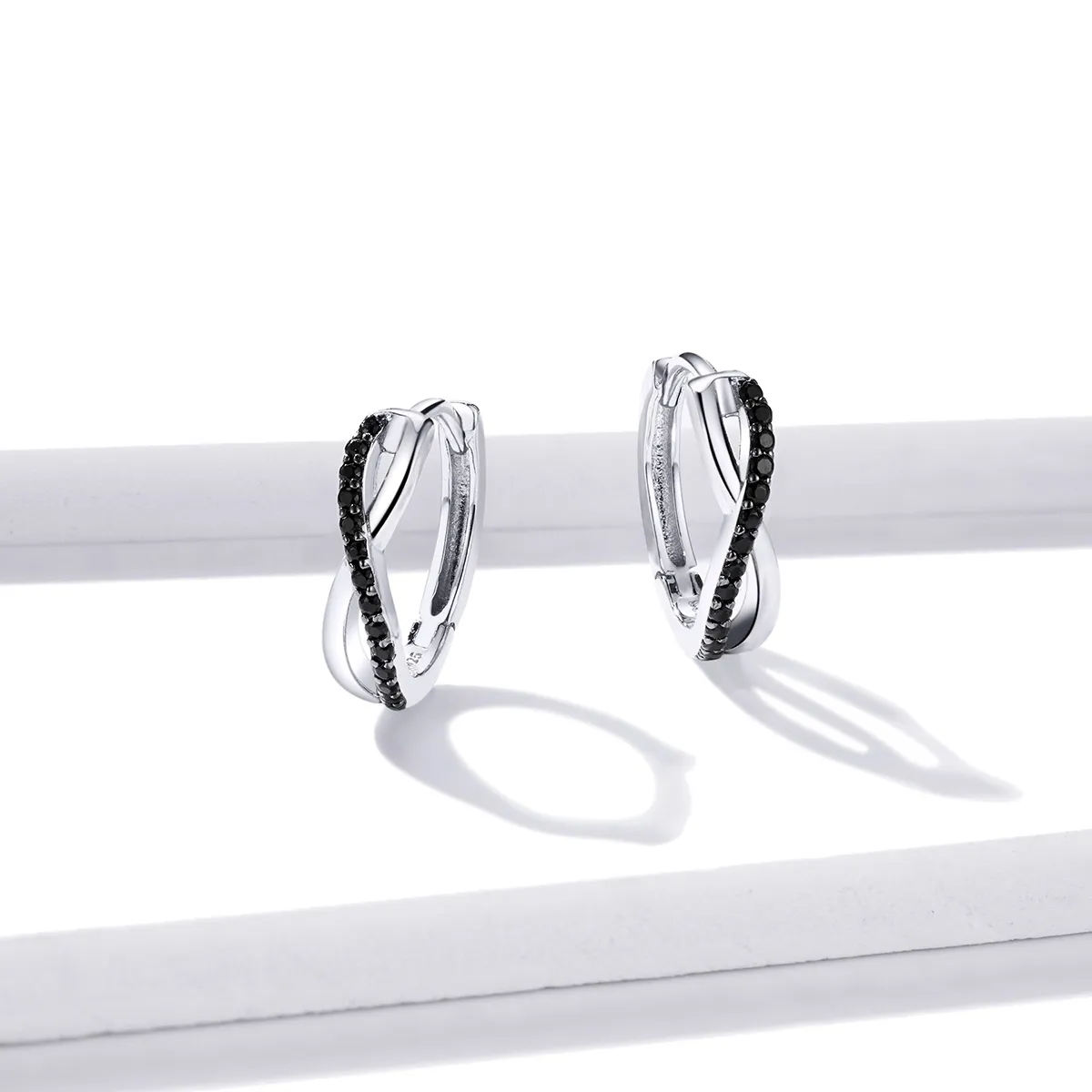 Pandora Style Infinity Symbol Hoop Earrings - BSE399