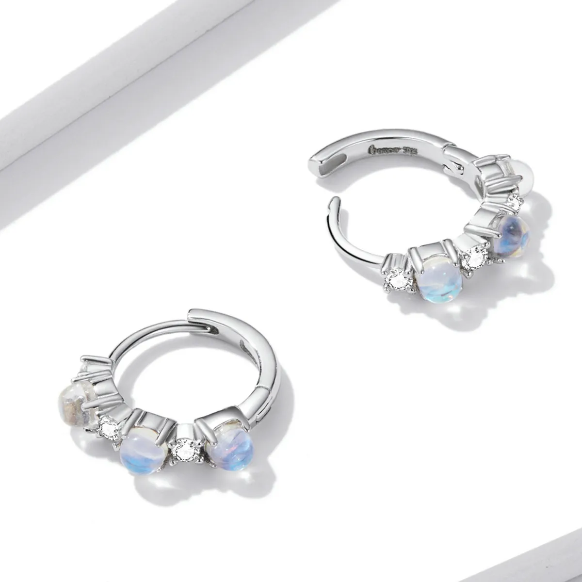 Pandora Style Simple Hoop Earrings - BSE532