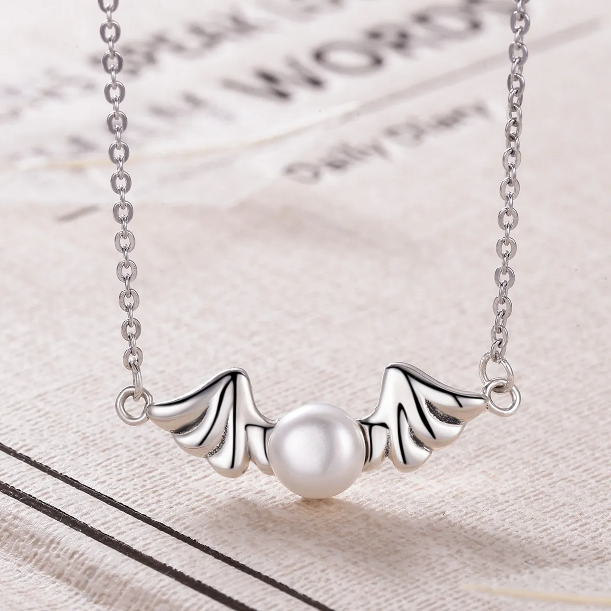 Pandora Style Angel Wings Necklace - VSN021