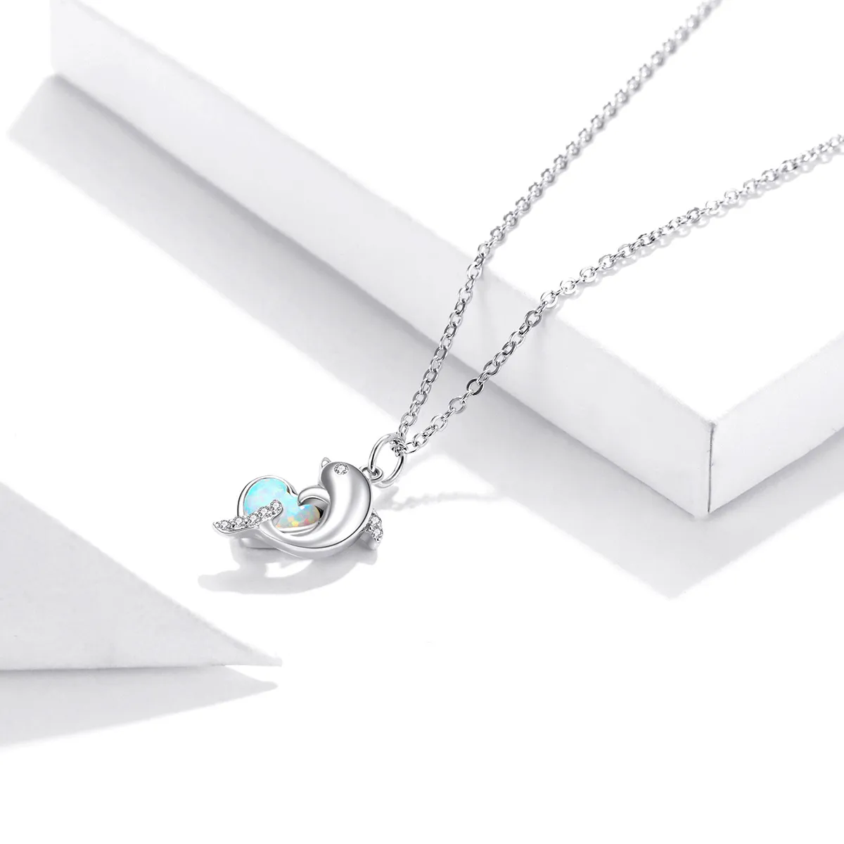 Pandora Style Dolphin Elf Necklace - SCN412